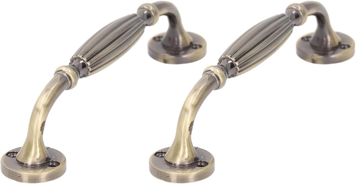 Deurklink Set - Handgrepen - Meubel Decoratie - Aluminium Legering - 2 Stuks - Antiek Bron