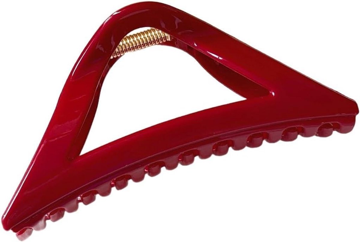 Haarklem Clips - Grote Haarspeld - Haar Stijlen - Antislip Grip - 116 cm - Donker Rood