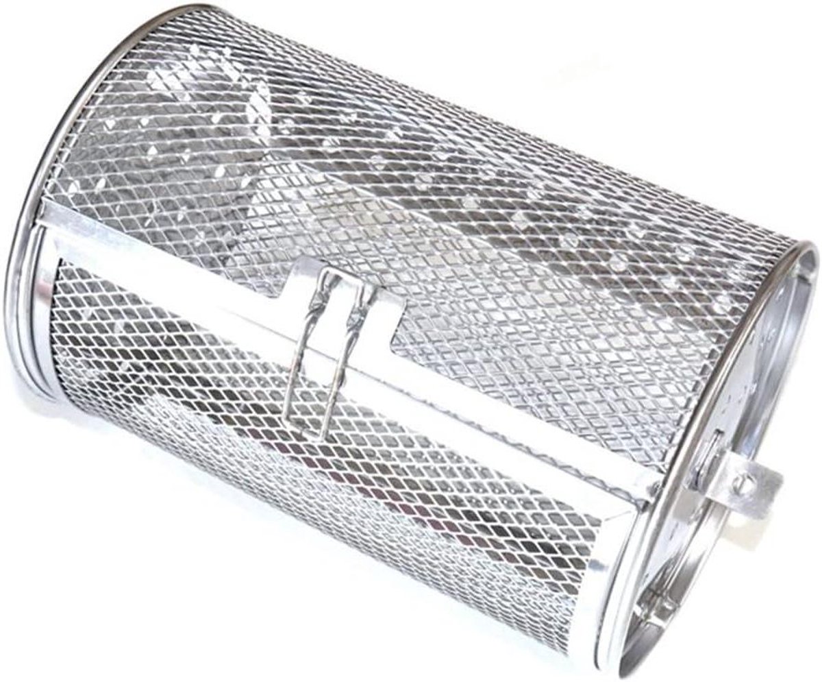 Grillrooster RVS - Barbecue rooster - Buiten koken - Randloos ontwerp - 15x25x10 cm - Zilver