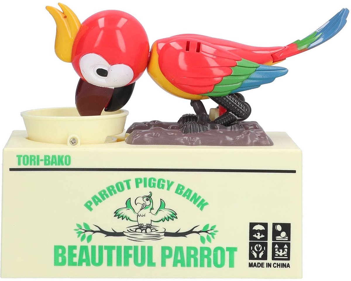 Innovra - Dailygoods - Elektrische Vogel Spaarpot voor Kinderen