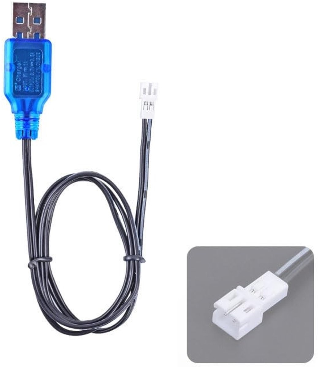 Dailygoods - USB Oplaadkabel voor Mini LiPo Accu's