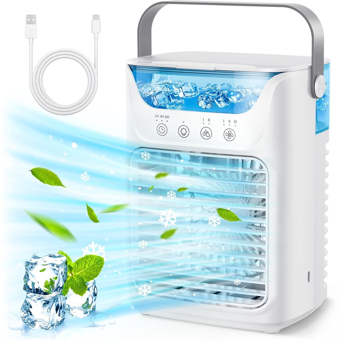 Dailygoods - Draagbare Airconditioner met Koelventilator en Watertank