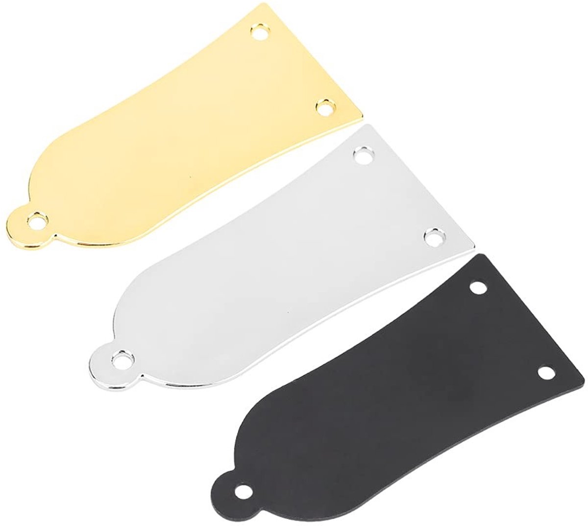 Dailygoods - 3 Gaten Truss Rod Cover voor Elektrische Gitaar en Bas