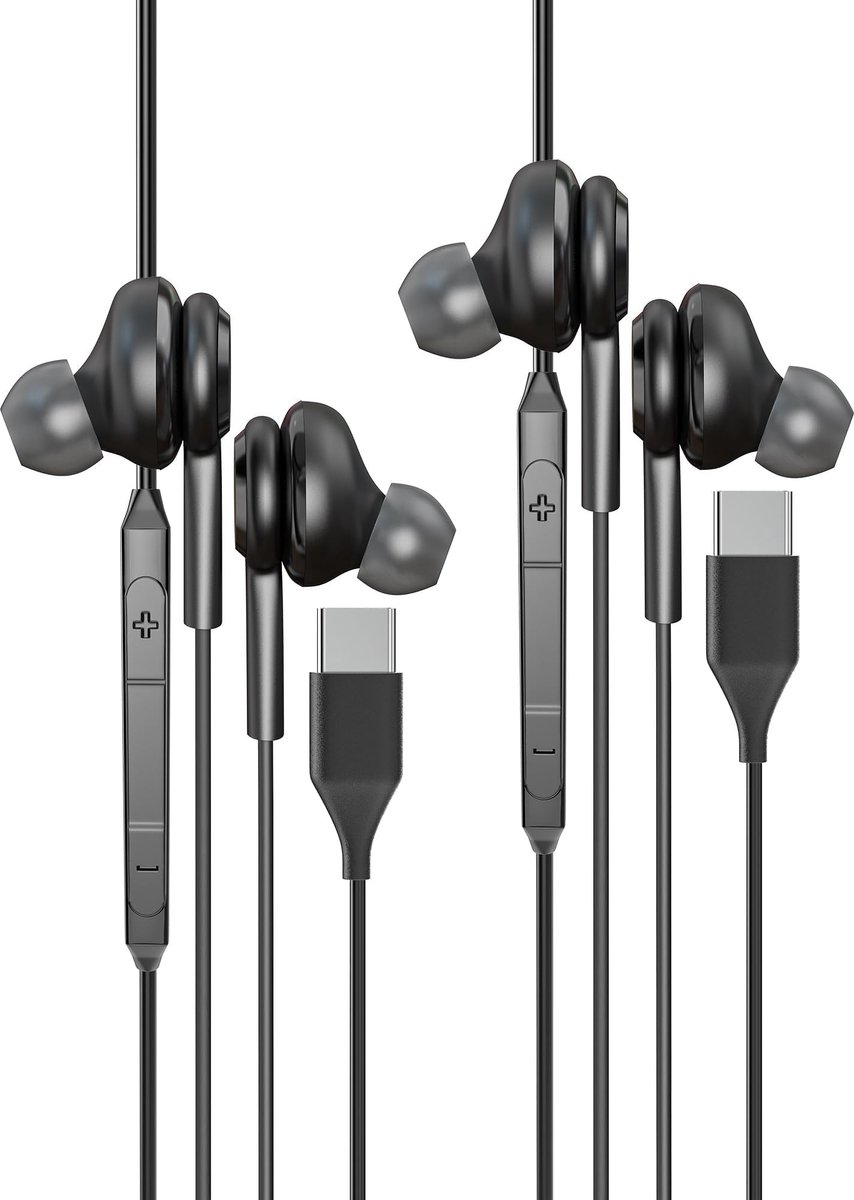 Dailygoods - USB C Gaming Headset met Microfoon en Oordopjes