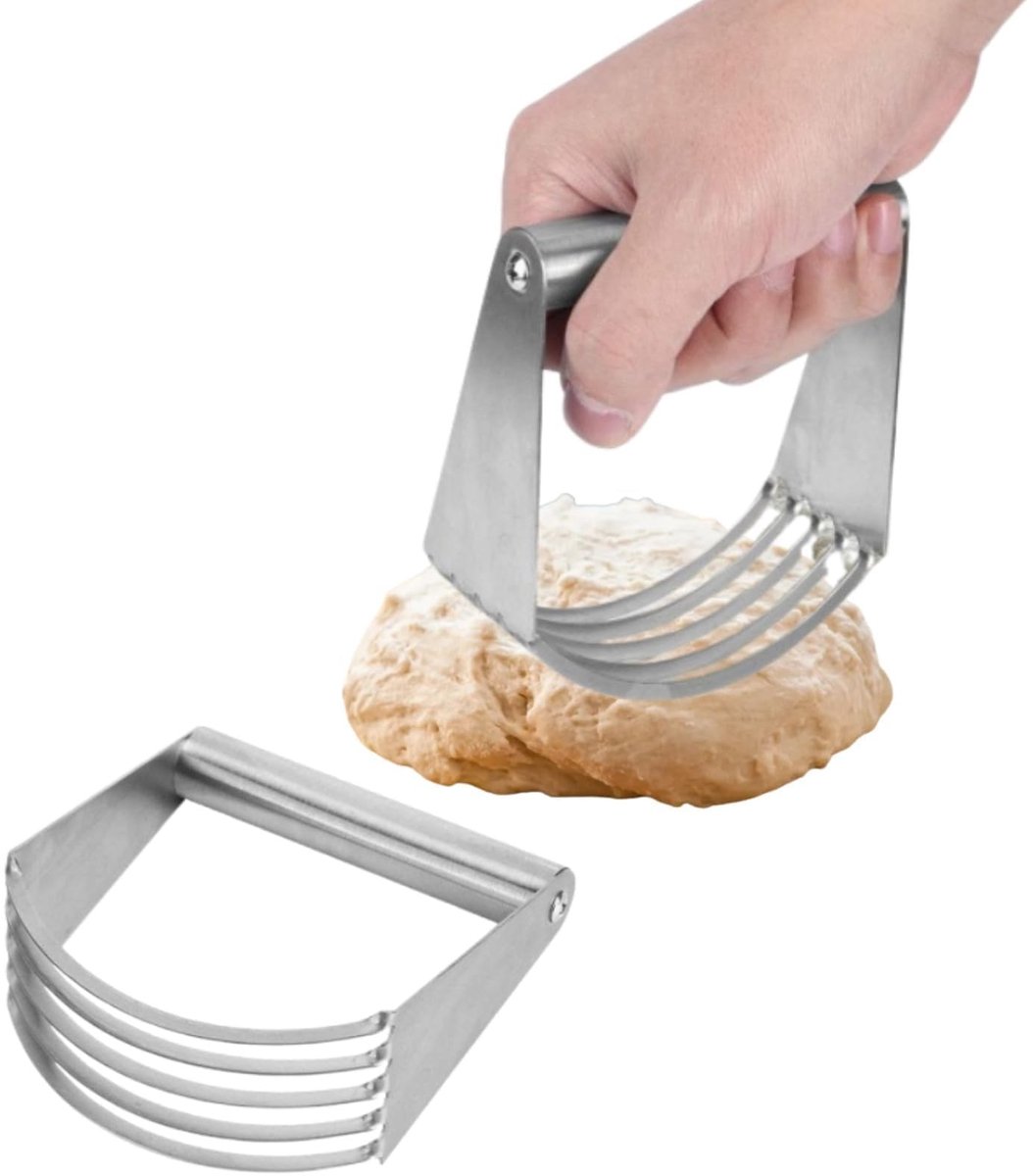 Dailygoods - RVS Deeg Blender Pastry Cutter Set van 2