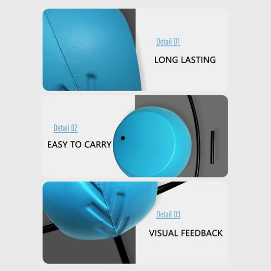 Swing Trainer Hulp - Golf Oefenbal - Swing Fouten Corrigeren - Versterkt Elleboogpols Driehoek - Lichtgewicht Ontwerp - Zwart — afbeelding 3
