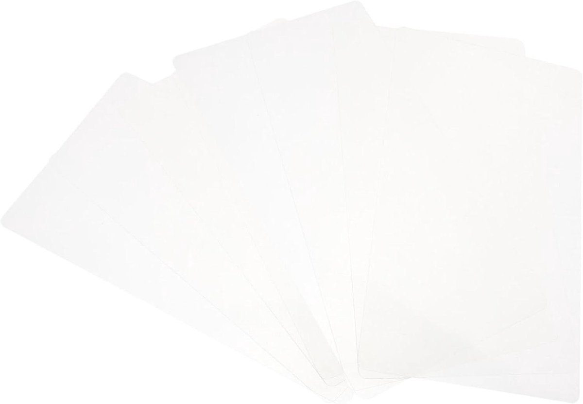 Tekenmat Set - Creatieve Stencils - 3D Schilderen - Transparant PVC - 10 Stuks - Wit