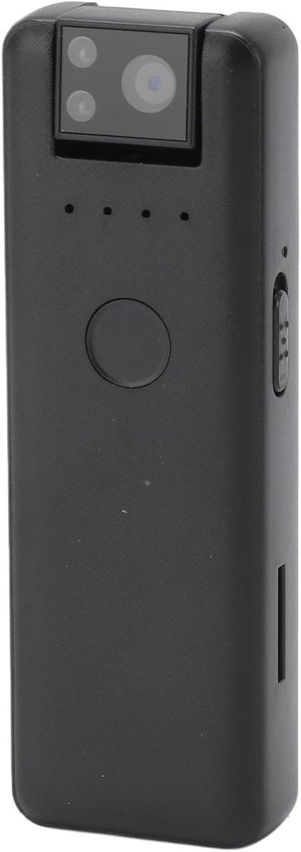 1080P Camera - Mini Videocamera - Beveiliging Thuis - Bewegingsdetectie Nachtzicht - 13 cm - Zwart