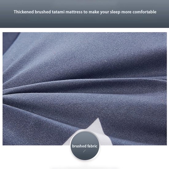 Japanse Vloermatras - Futon Matras - Comfortabel Slapen - Opvouwbaar Ontwerp - 1.5 x 2m - C — afbeelding 3