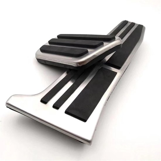 Pedaalhoezen Set - Auto Interieur - Verbeter Rijcomfort - Geen Boren Installatie - One Size - Zilver — afbeelding 2