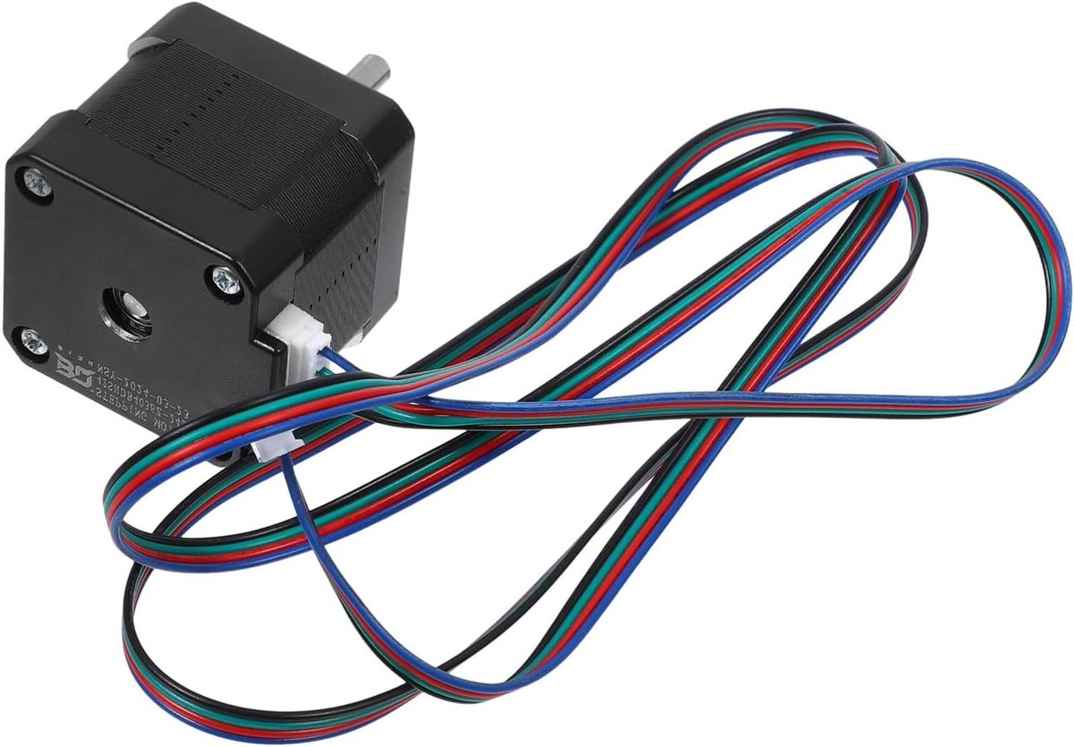 Gelijkstroommotor - Elektrische motor - Precisie controle - Hoog koppel - Compact formaat - Zwart