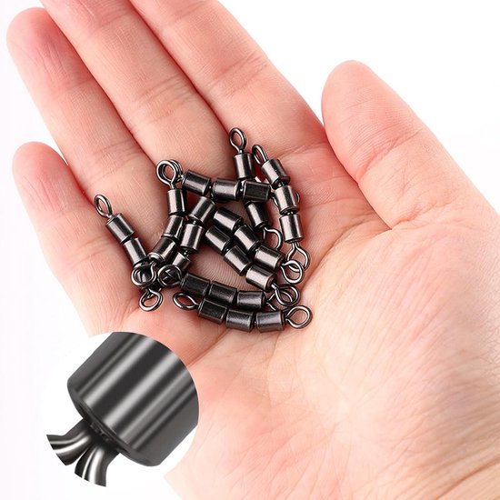 High-speed triple swivels voor vissen, ideaal voor forel en andere vissoorten, visaccessoires en aas — afbeelding 3