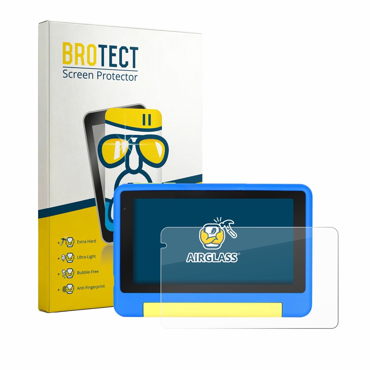 Screenprotector voor Bufo Kids Tablet 7" Beschermglas transparant