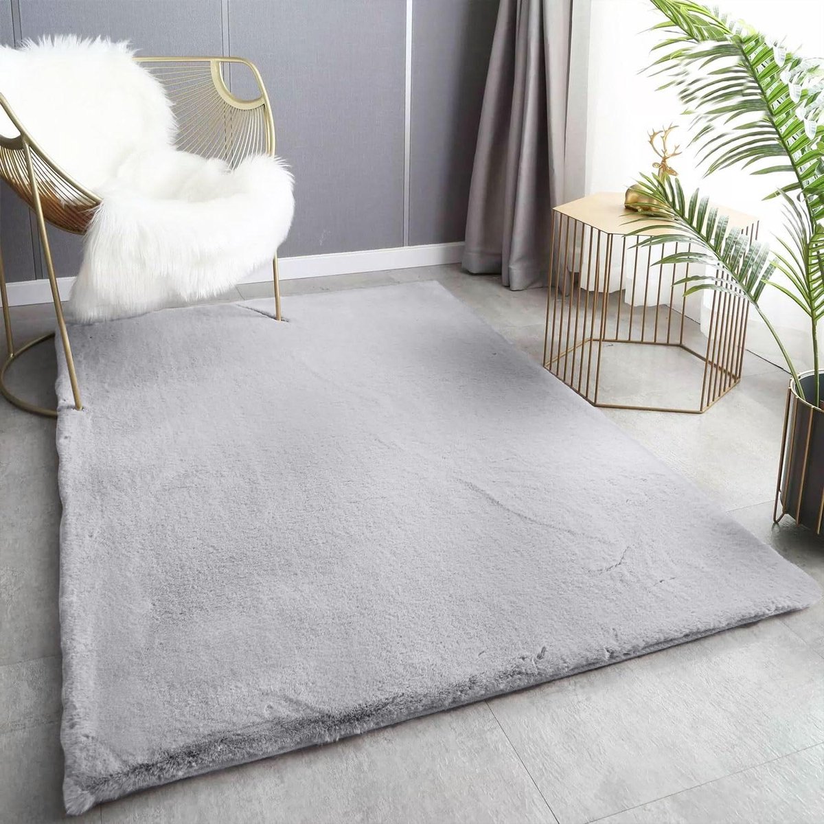 Vloerkleed - Tapijt Vloerbedekking - Woonkamer Inrichten - Vlekbestendig - 120x160 cm - Zi