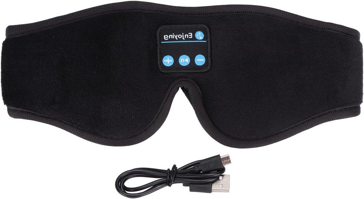 Draadloze Slaapkoptelefoon met Muziekmasker en HD Stereo Speakers voor Slaap, Meditatie en Reizen