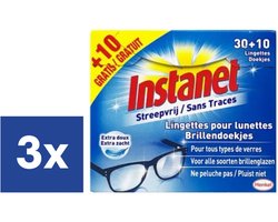 Instanet Brillendoekjes - 90 doekjes + 30 doekjes