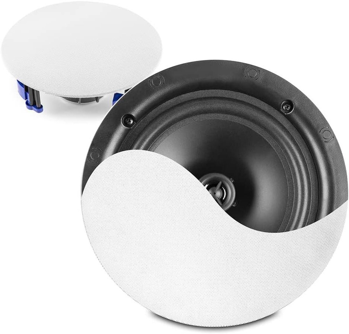 Plafondspeakers set - Inbouw speakers - Muziek streamen - Bluetooth 5.0 met groot bereik - 40W - Wit