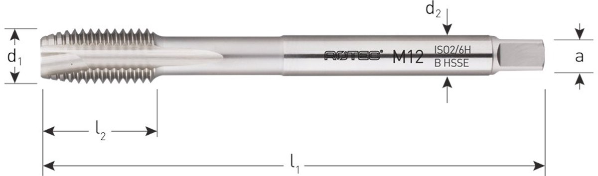 HSSE OPTI M.Tap DIN 376-B M16 x 2,0 - 321.1600B