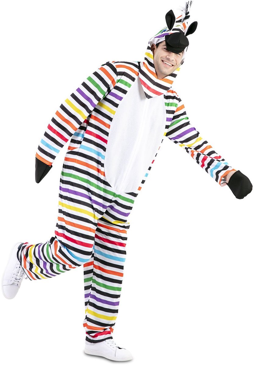 Zebra Jumpsuit Multikleur gestreept