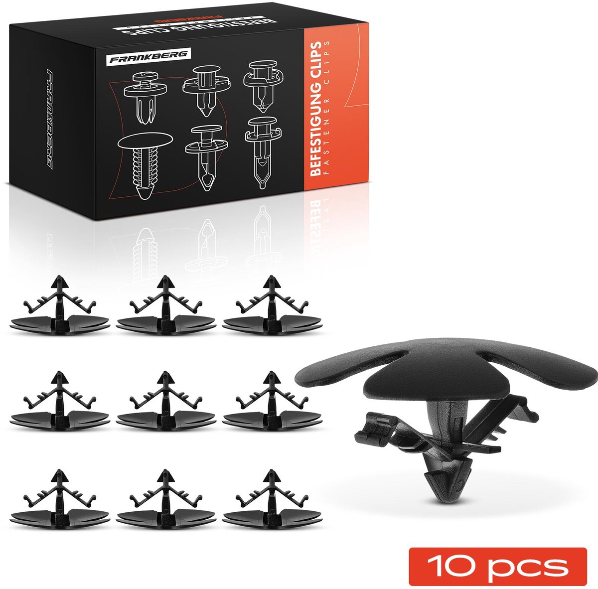 Frankberg 10x Bevestigingsclips Motorkap voor Honda