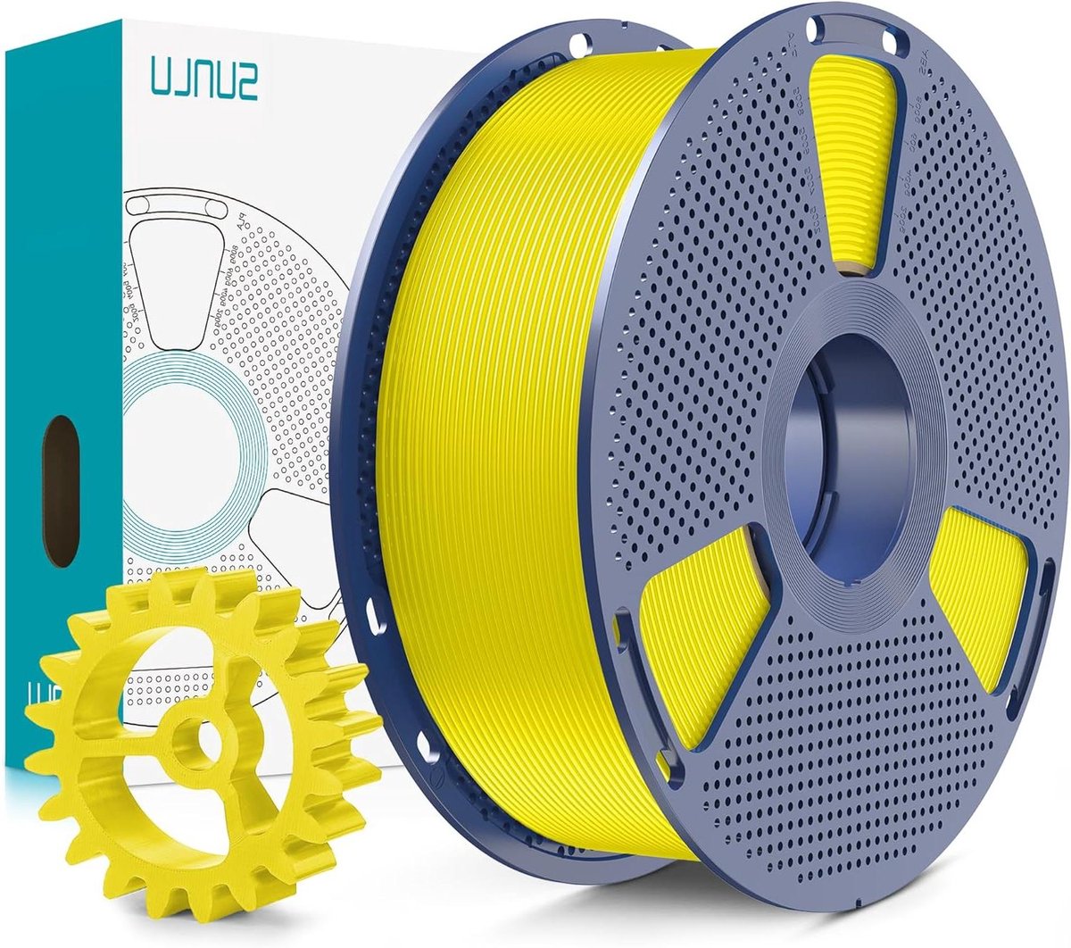 PLA+ 2.0 Filament - Upgrade PLA Plus - 3D Printen - Hogesnelheid Printen - 1.75 mm 1KG - Geel