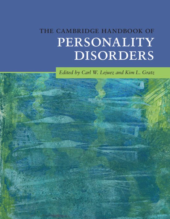 The Cambridge Handbook of Personality Disorders - cover