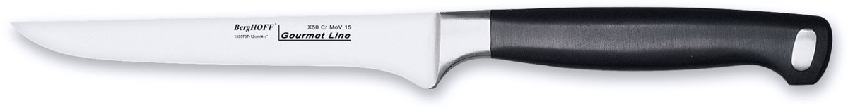 Essentials Uitbeenmes 12cm gesmeden gourmet - Grijs -