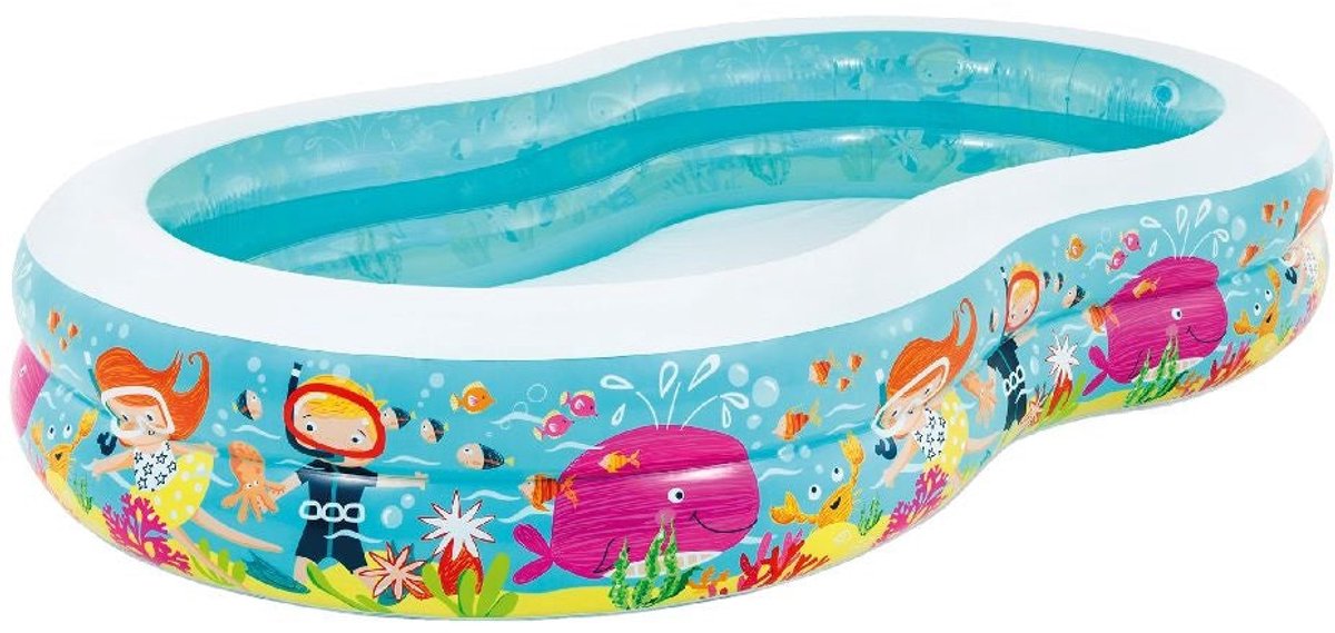 Intex Snorkel Fun Swim Opblaaszwembad - 262 x 160 x 46 cm — afbeelding 6
