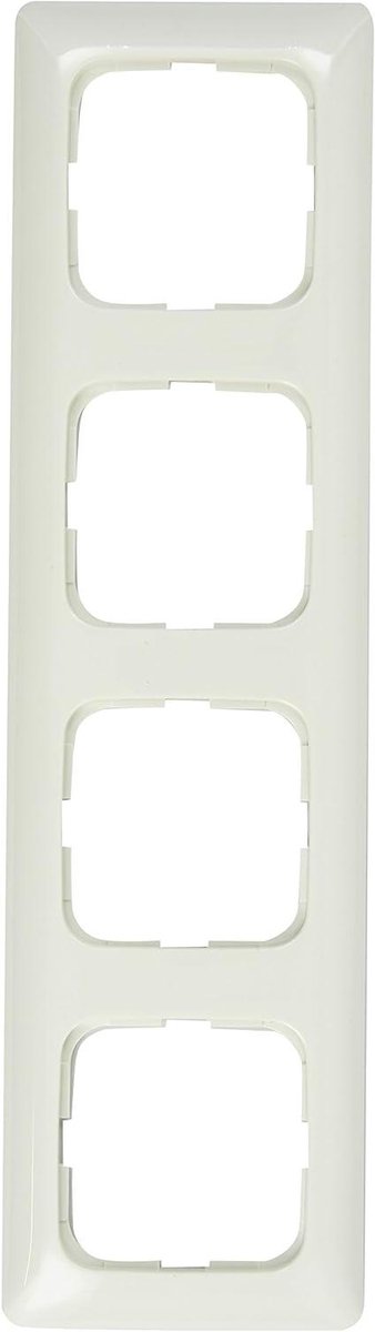 Schakelaar Frame - Afdekplaat - Wandmontage - Viervoudige Configuratie - Inbouw - Wit