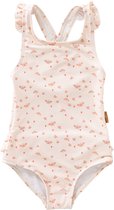 Fresk UV Badpak 110 - Zwemkleding met UPF 50 - Badpak voor Meisjes - Zwempak Meisjes - Crème - Butterflies