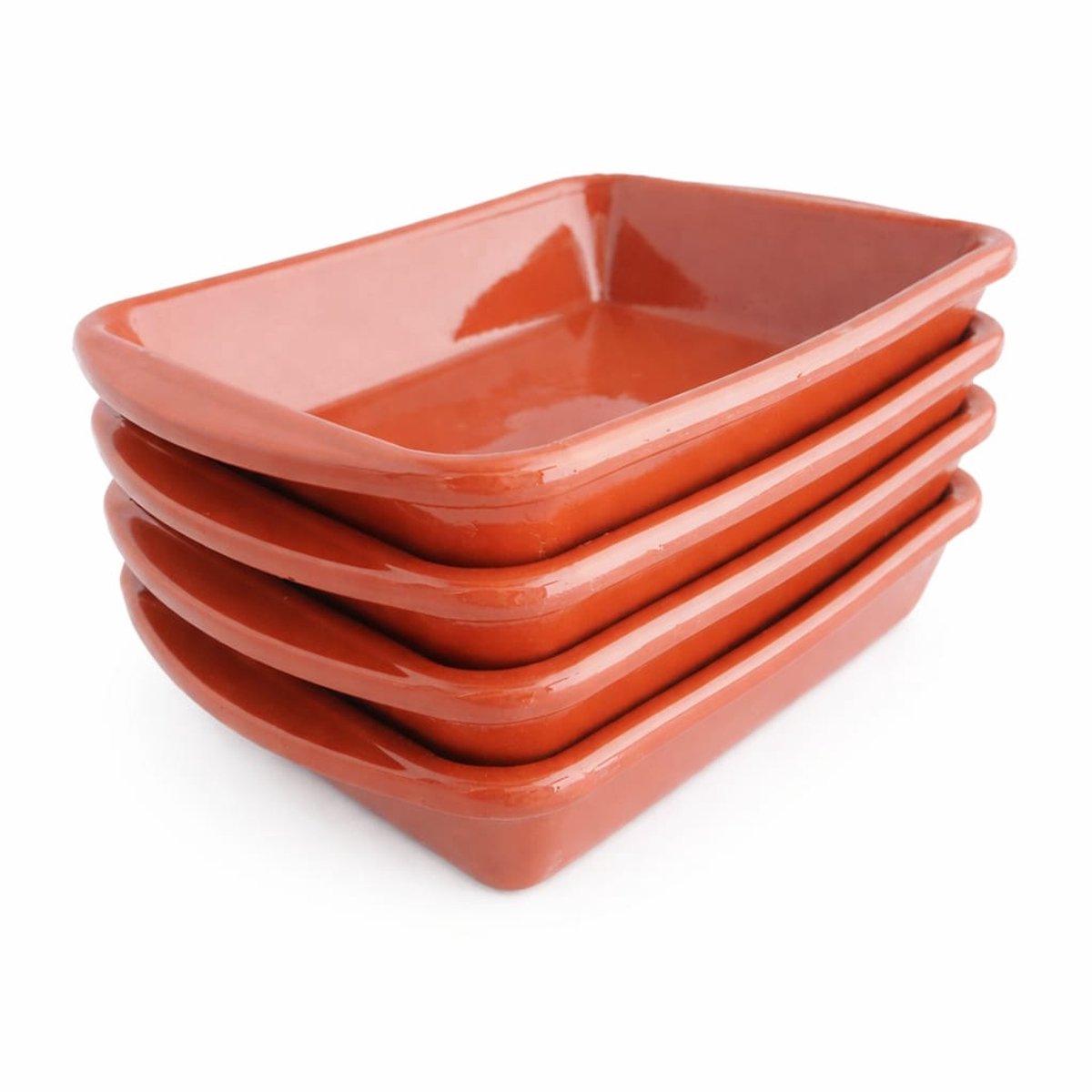 Tapas Oven Schaaltjes Pakket - 4 ovenschalen - Tapasschaaltjes - eenpersoon - Serveerschaal - Cadeau