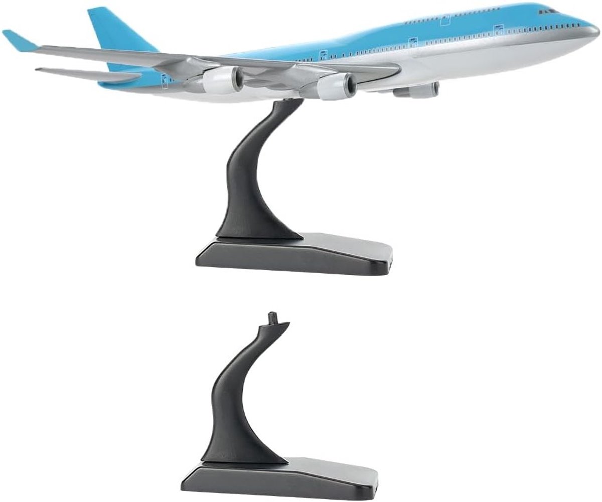 Acryl Vliegtuig Display Stand - Afneembare Universele Houder voor Bouwstenen en Modelvliegtuigen B737 A330, Perfect voor Verzamelaars