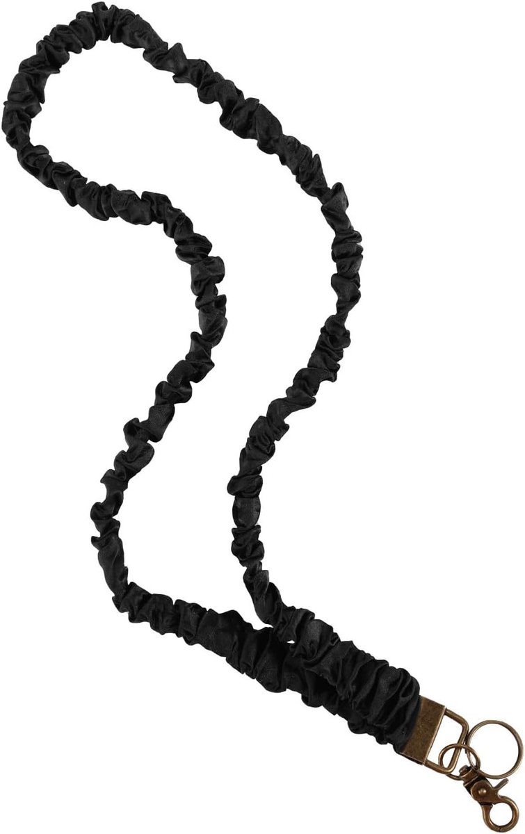Rekbare Scrunchie Lanyard met Retractable Functie, Sleutelhanger met Clip voor ID-Badges en Sleutels, Perfect voor Vrouwen, Leraren en Verpleegkundigen