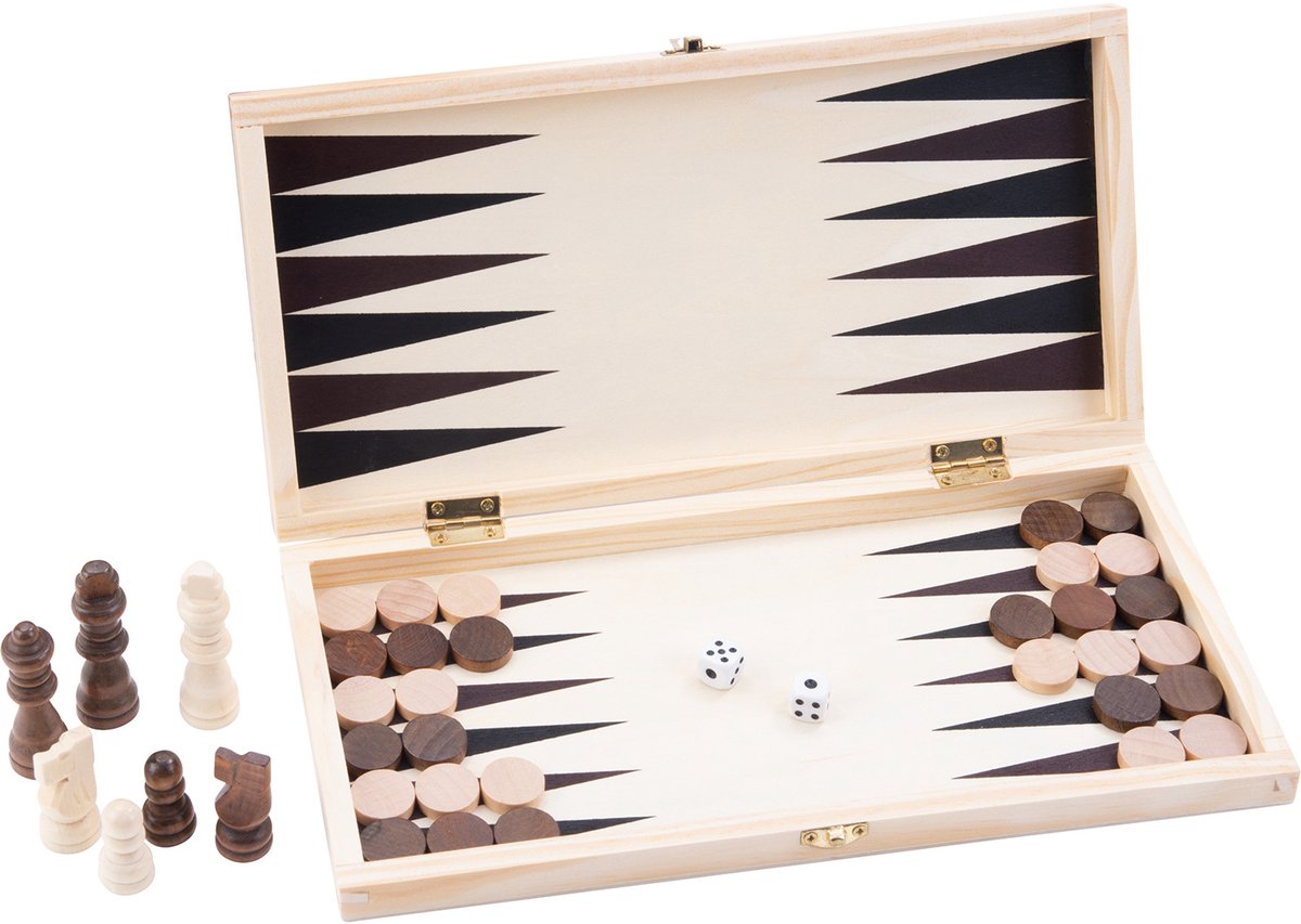 Schaak/ Backgammon set