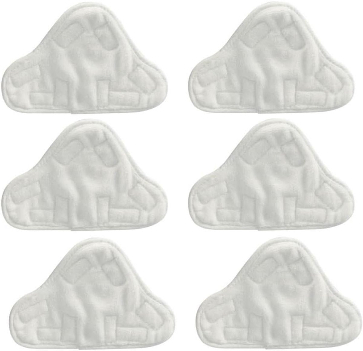 Stoomreiniger Pads - Microvezel Doeken - Vloeren Schoonmaken - Herbruikbaar en Wasbaar - 6 Stuks - Multi