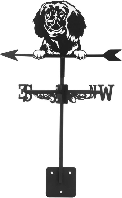 Honden Weathervane voor Tuin - Decoratieve Windwijzer van Metaal voor Buiten - Unieke Tuinaccessoires en Sculptuur voor Hondenliefhebbers