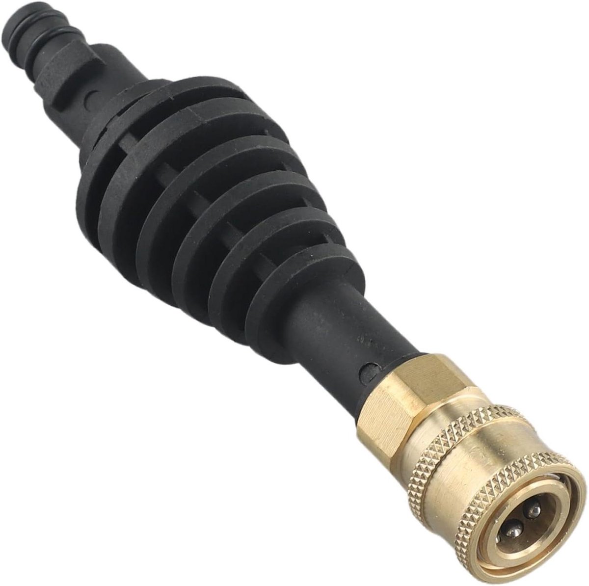 Verlengstang Adapter - Wasgereedschap Verlenger - Auto Reinigen - Kunststof Koper - 15 cm - Zwart
