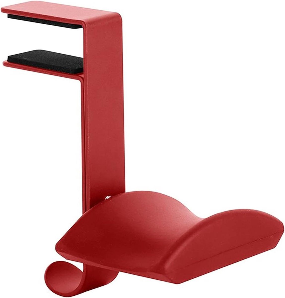 Hoofdtelefoonstandaard - Koptelefoonhouder - Bureau Organisatie - Afgeronde Rand - Compact Ontwerp - A