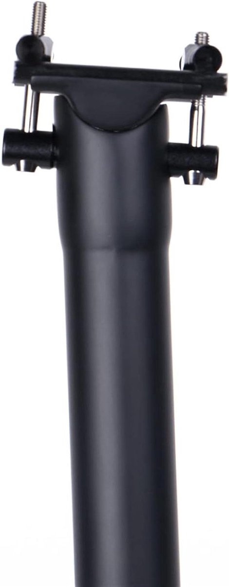 Fiets Zadelpen - Onderdelen - Comfortabel Fietsen - Lichtgewicht Carbon - 30.8x300mm - Mat Zwart