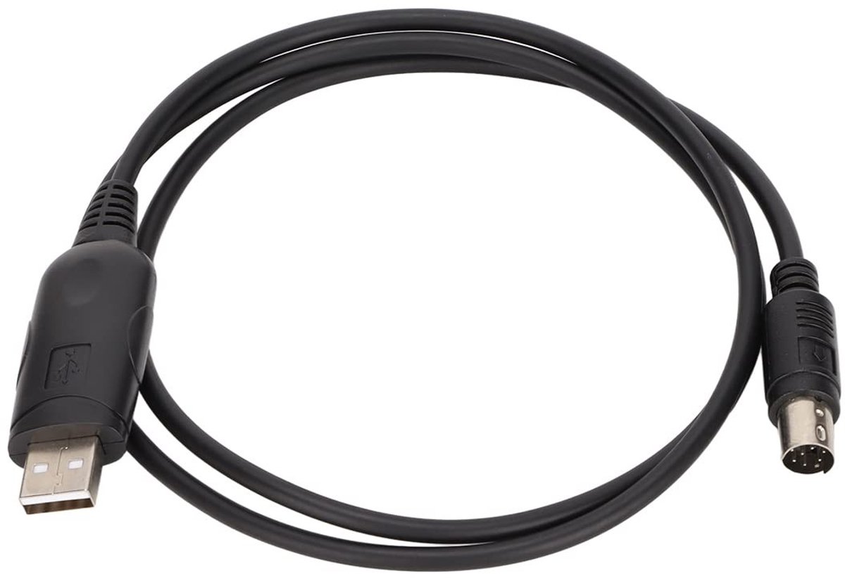 BRENZOOS - USB Programmeerkabel - Programmeerlijn voor FT-100D FT-817 FT-857 FT-897 CT-62 - 8Pin Mini Plug - Hoge snelheid - Signaaloverdracht -...
