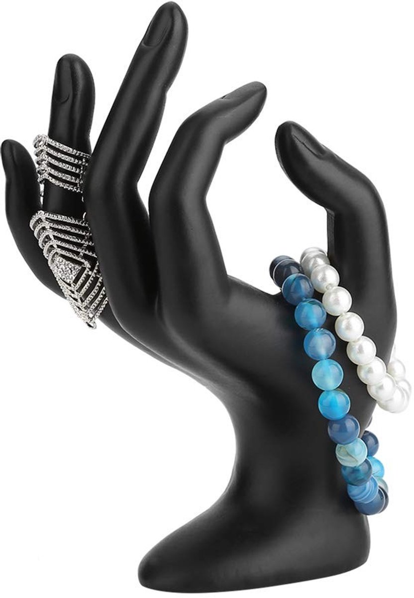 Dailygoods- Sieradenstandaard Elegante OK Hand - Sieraden Organizer - Ringenhouder - Armband Houder - Sieradenrek - Hoogwaardige Materialen - Sieradenhouder