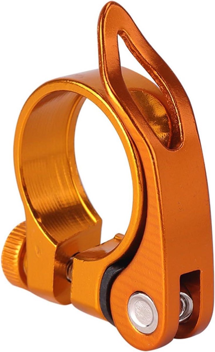 Zadelpen Klem - Zadelpen Clip - Fiets Zadel Verstellen - Quick Release - 31.8 mm - Zwart