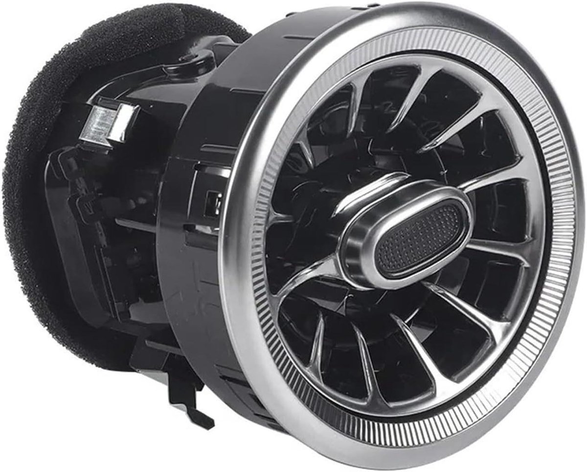Ventilatieroosters Dashboard - Airco Roosters - Verbeter Luchtstroom - Stofbestendig Ontwerp - 400 g - Zwart