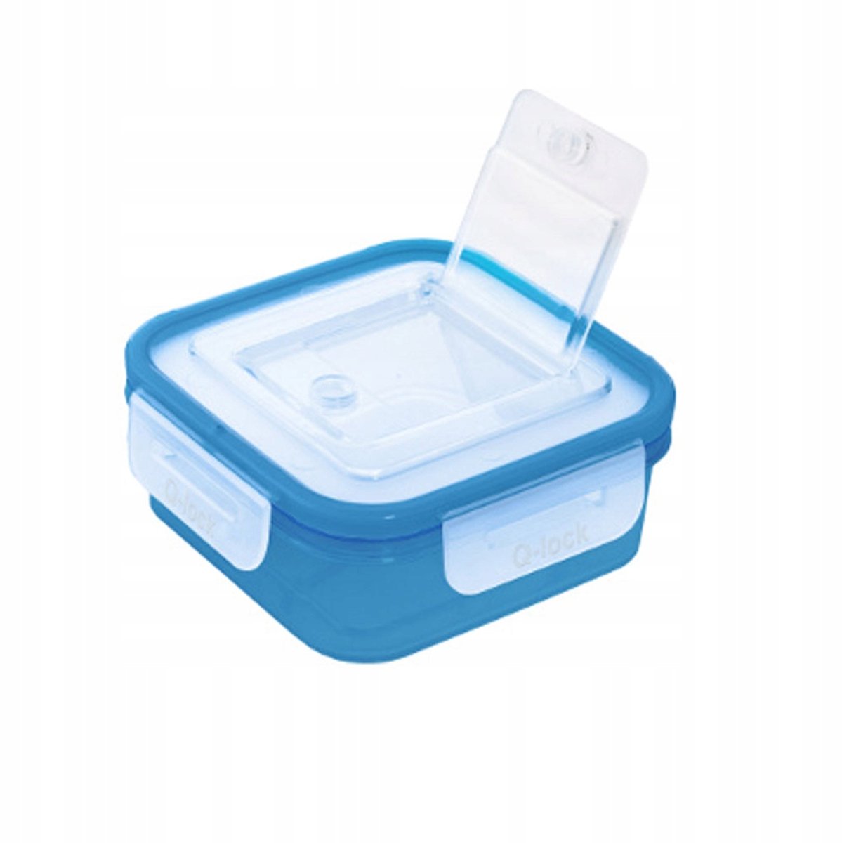 BranQ Q-Lock Vierkante Voedselcontainer 0,4L Blauw