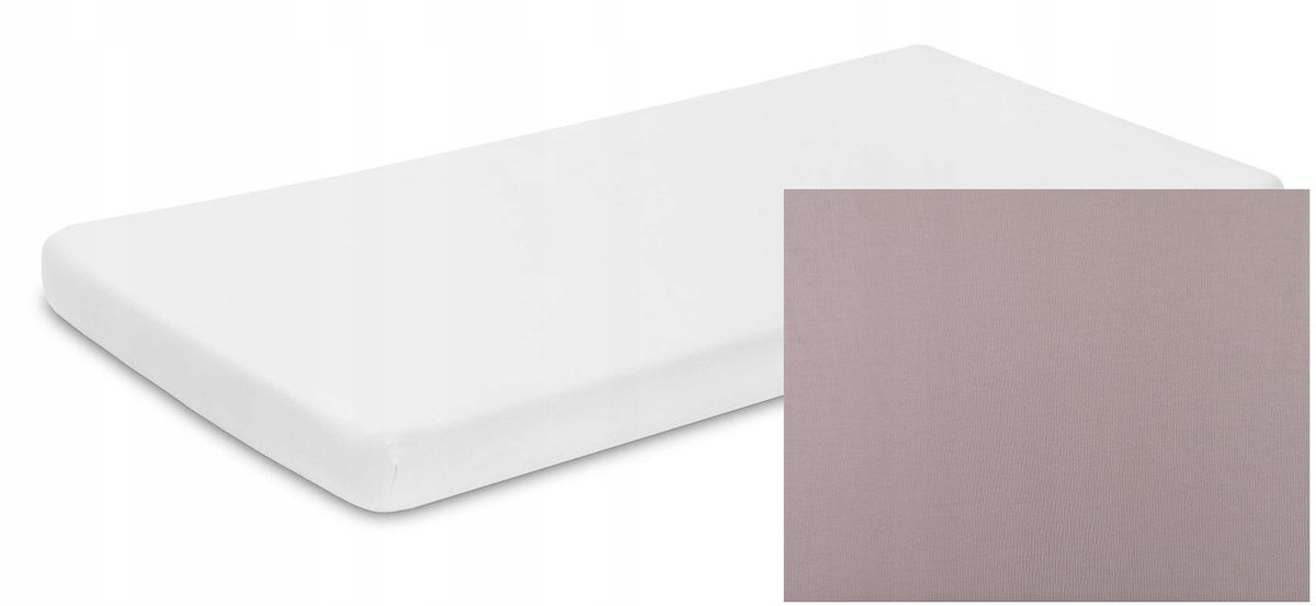 Jersey Hoeslaken met Elastiek 160x80 cm - Roze