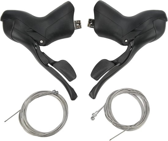 Fietsversteller Remhendelset - Racefiets Hendels - Schakelen en Remmen - Aluminiumlegering Bouw - 222-238 Mm - Zwart — afbeelding 5