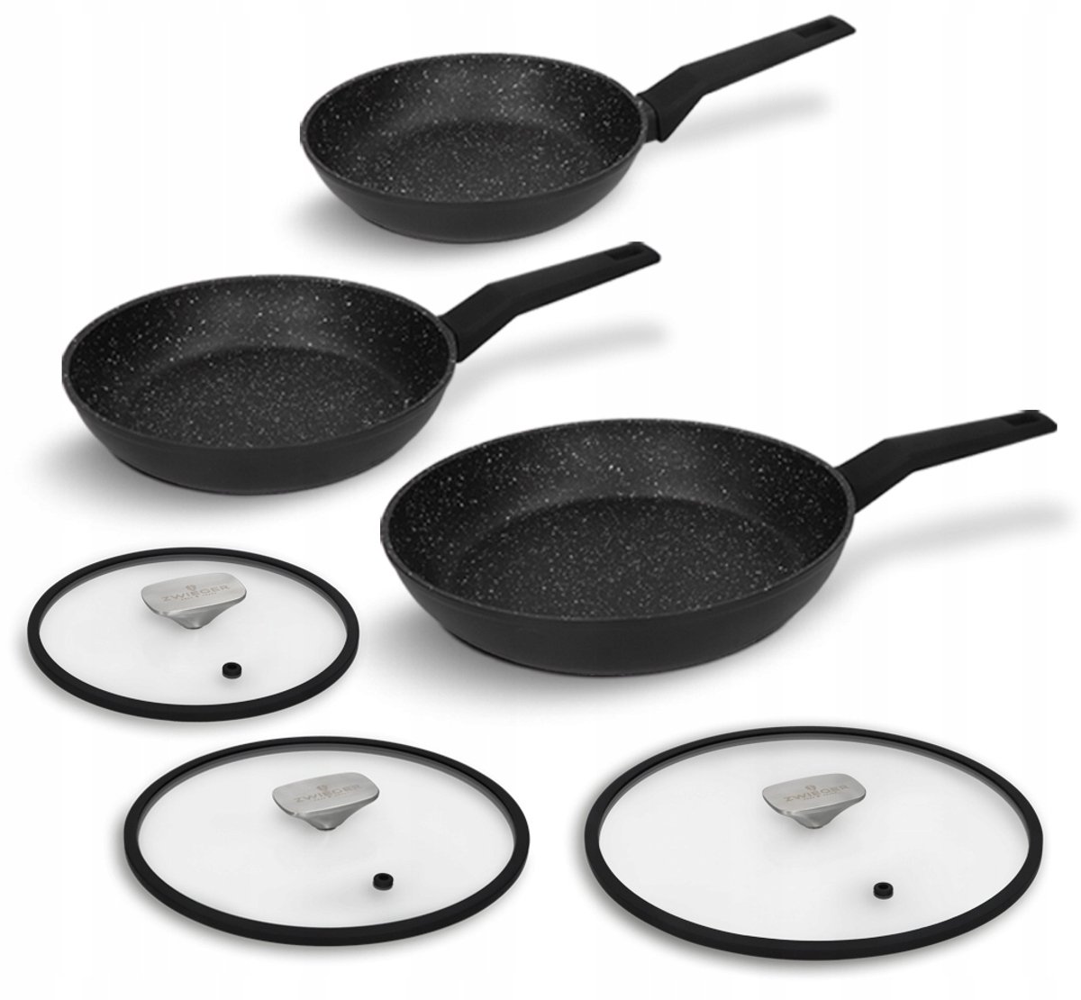 Zwieger Forte Pannenset met deksel 6-delig