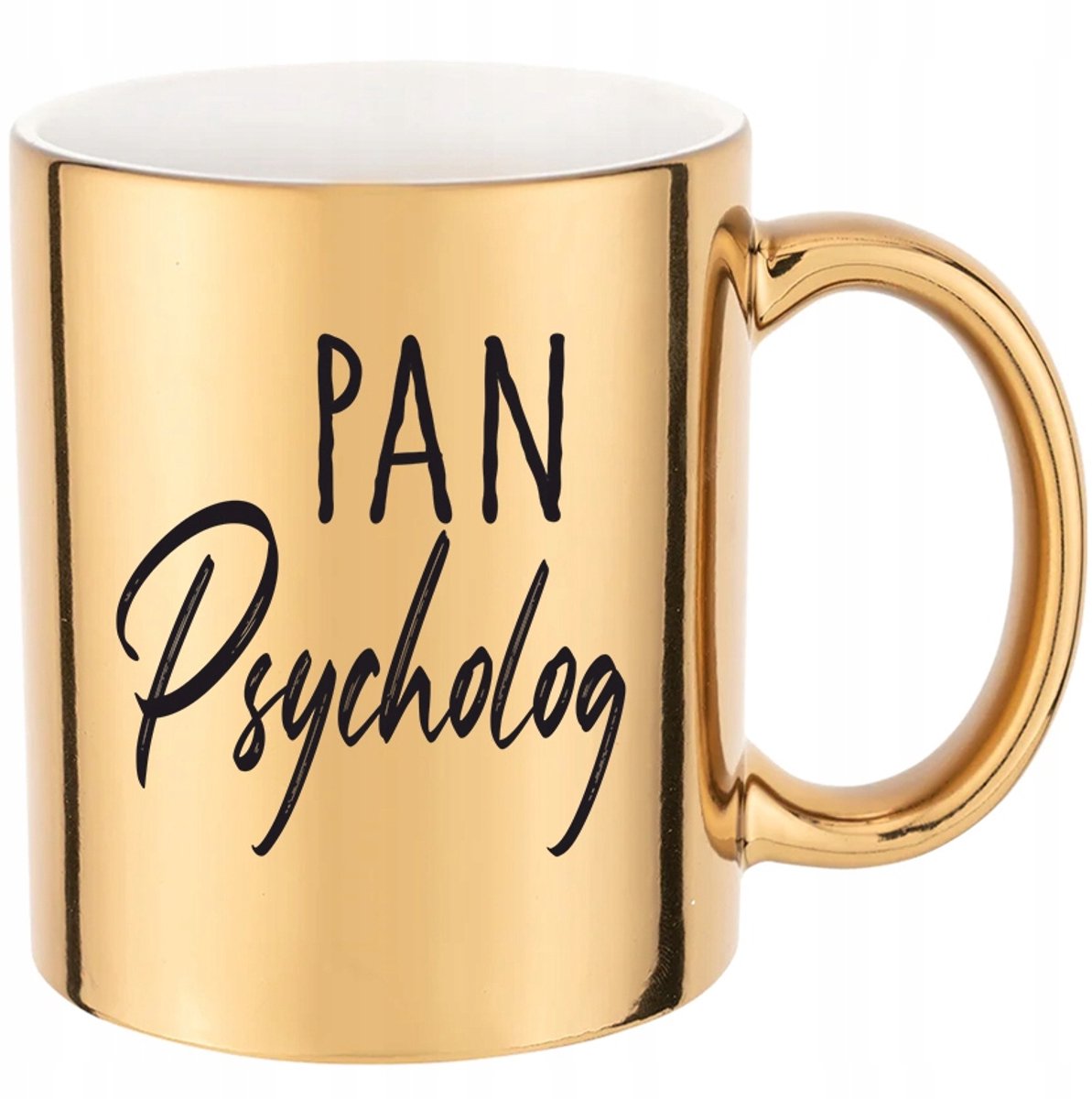 Elegante Gouden Mok - Stijlvol Cadeau voor Psycholoog