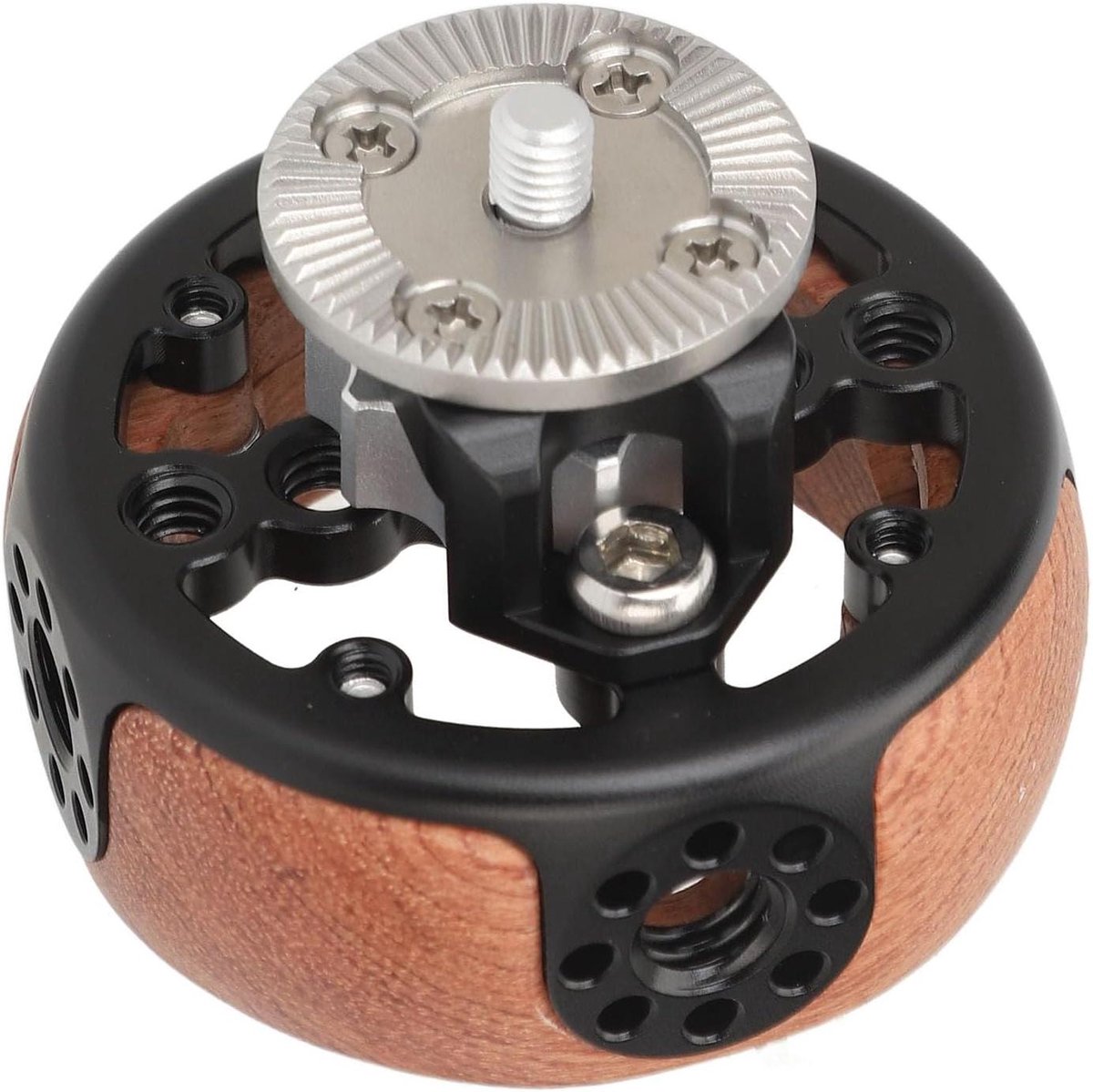 Camera Handgreep - Stabilisator Grip - Video Opnamen - Hout Aluminium - 360 Graden - Niet gespecificeerd