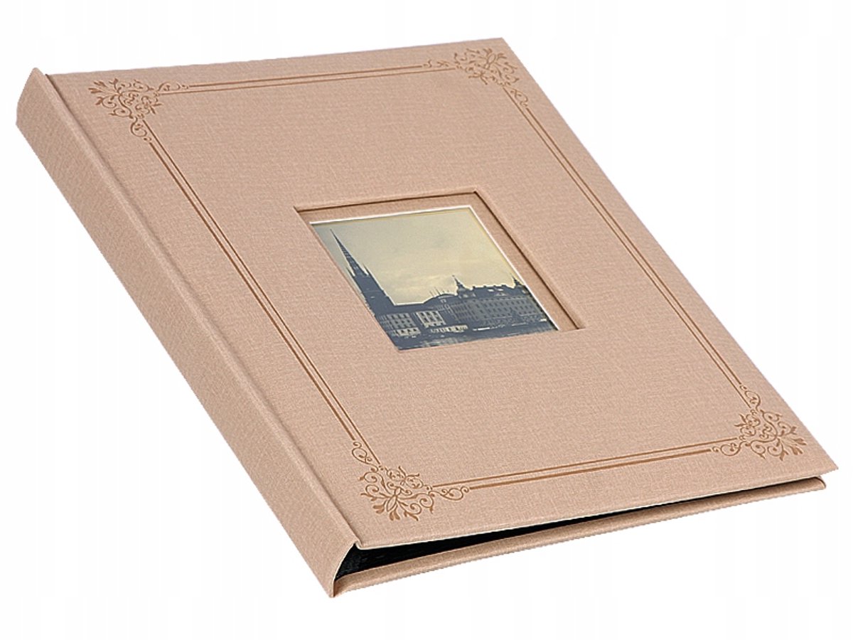 Gedeon Traditioneel Fotoalbum - 40 Zwarte Pagina's, 20 Kaarten, 24x29 cm